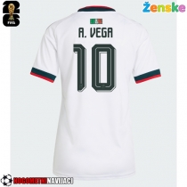 Ženske Nogometnih dresov Mehika Alexis Vega #10 Gostujoči SP 2026 Kratki rokavi